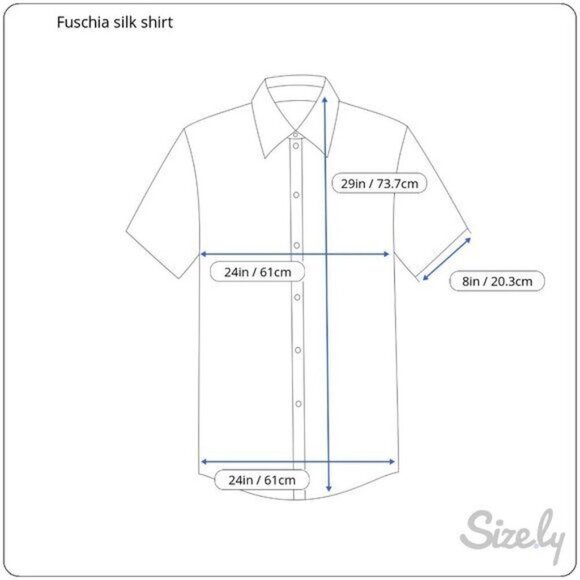 Aureus Maroon Silk Short Sleeve Button Down Shirt - Picture 5 of 5